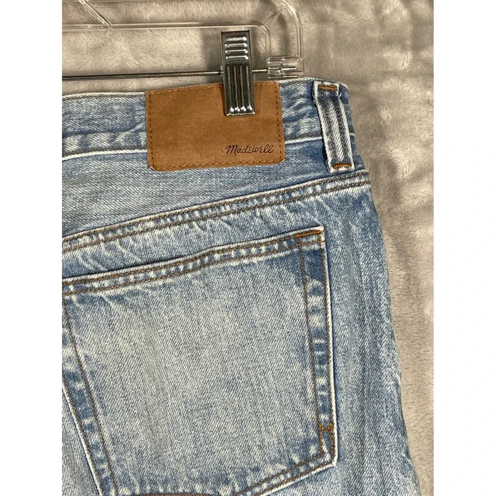 Madewell The 1991 Straight Leg Jeans Light Wash Button Fly DM8370 Mens 30x32